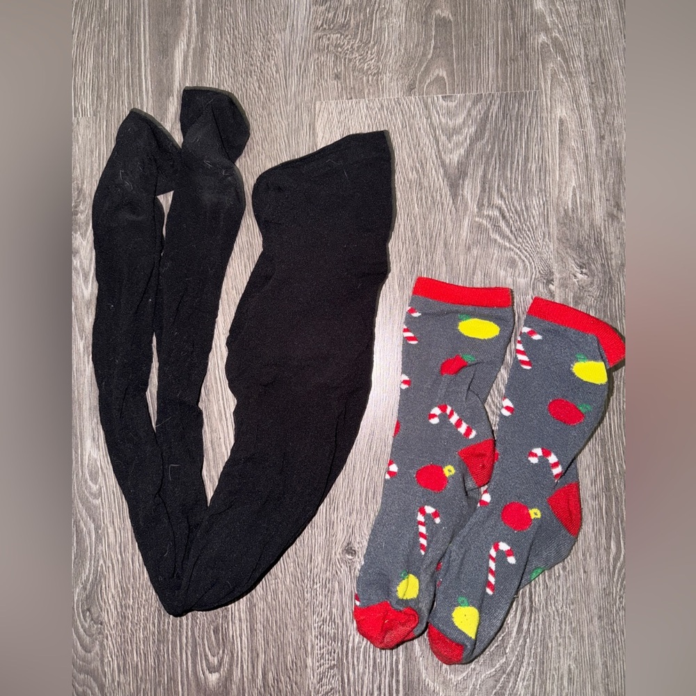Pantyhose + Socks